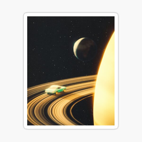 Saturn Highway Sticker