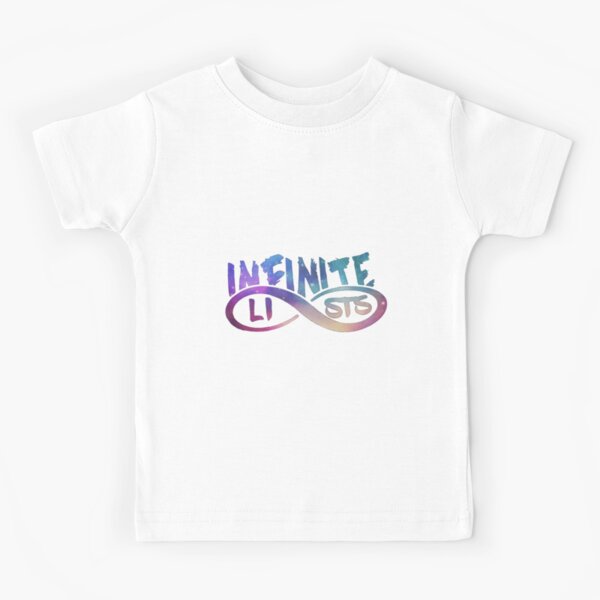XYDQ Tshirts Infinite-Lists Boys Girls Teenager Tee Shirt Children Youth T-Shirts Top