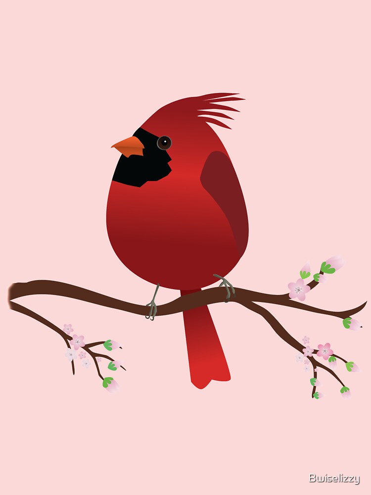 Bwiselizzy Cute Northern Cardinal T-Shirt