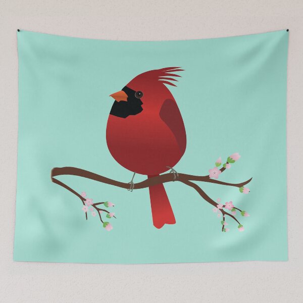 Item preview,  Cute egg shaped Northern cardinal designed and sold by Bwiselizzy.