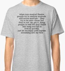 Non Musical Theatre People Classic T-Shirt