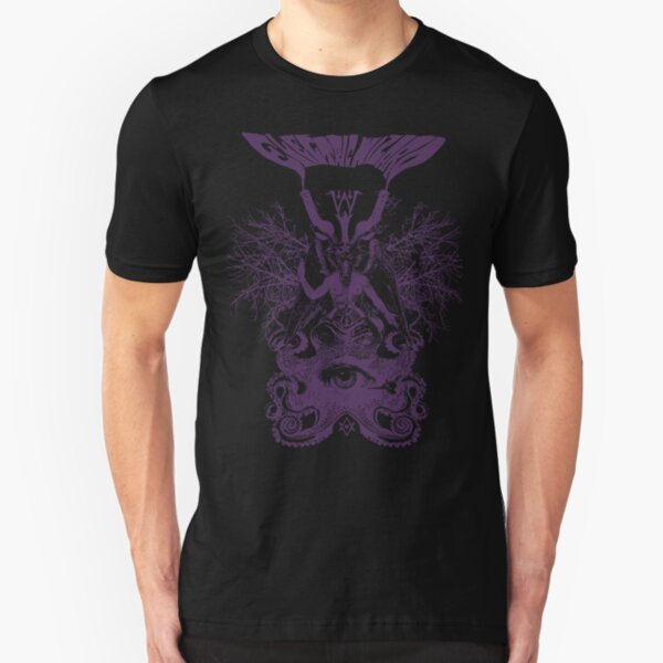 Electric Wizard - Baphomet (Purple) Slim Fit T-Shirt