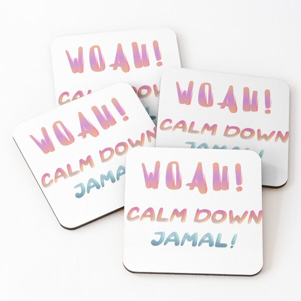Item preview, Calm Down Jamal and Jamal Memes quotes  designed and sold by letsaddtocart.