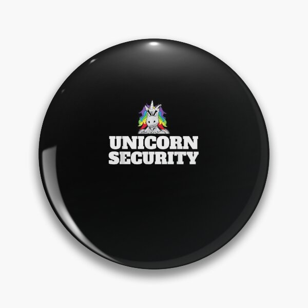 Item preview, Mens Unicorn Security Shirt designed and sold by ShellyDeCeuster.