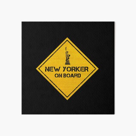 Artikel-Vorschau von New Yorker an Bord, designt und verkauft von CAUTION SHOP.