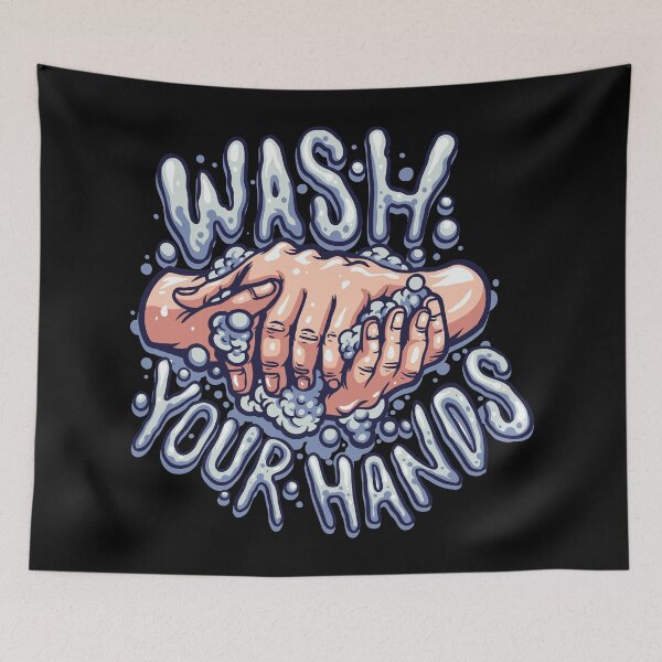 Item preview, Wash Your Hands designed and sold by Vector Scout Lab.