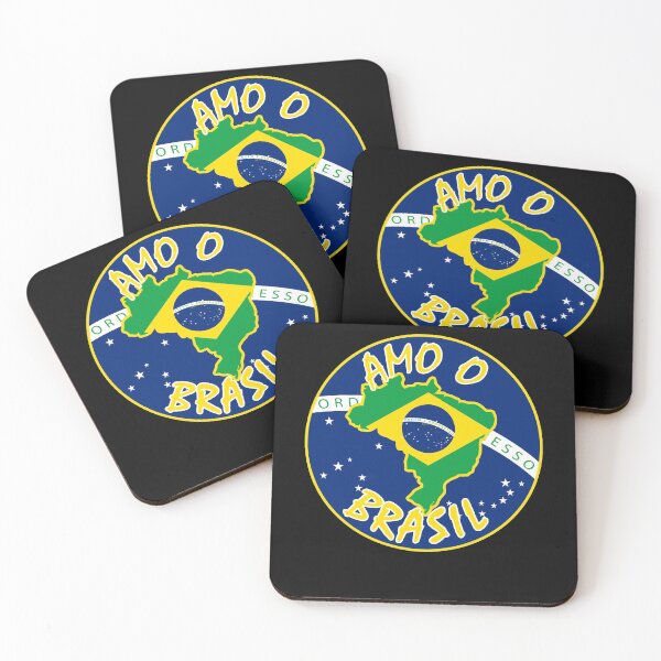 Item preview, I Love Brazil - Amo O Brasil designed and sold by TeesForTheWorld.