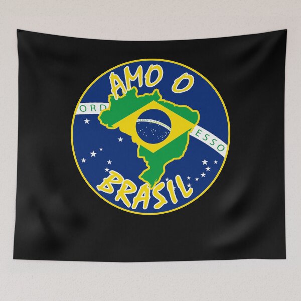 Item preview, I Love Brazil - Amo O Brasil designed and sold by TeesForTheWorld.