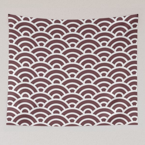 Item preview, KUWAZOME 06 Seigaiha Waves - Energetic Ver. | Japanese Pattern Wagara designed and sold by Polariszero.