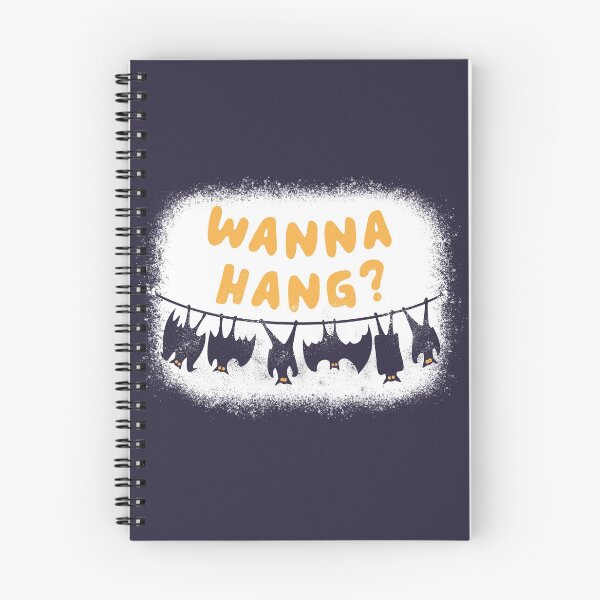 Item preview, FUNNY WANNA HANG BATS DISTRESSED HALLOWEEN PARTY AND WEEKEND PARTY HUMOUR QUOTE THEME designed and sold by zenturtlemerch.