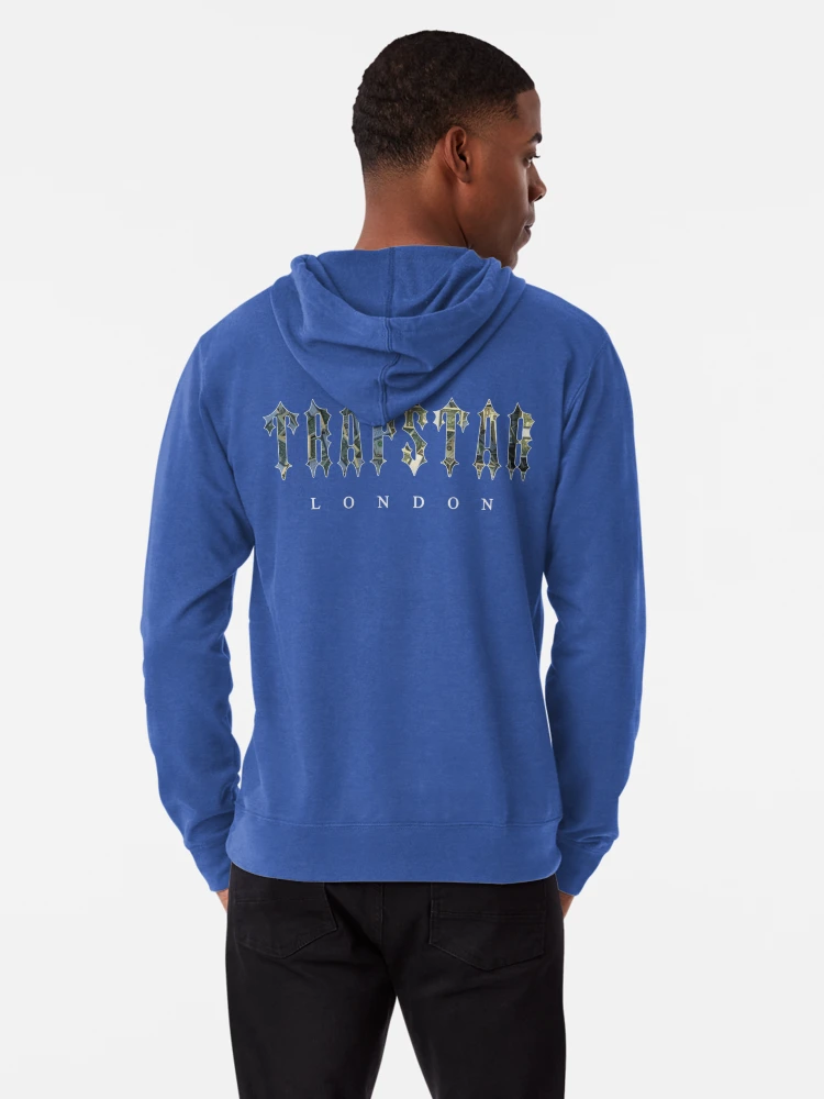 Light blue best sale trapstar hoodie