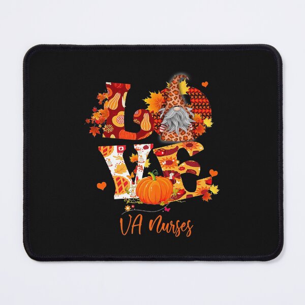 Item preview, Fall Leopard LOVE Gnome VA Nurses Thanksgiving designed and sold by Evrard123123.