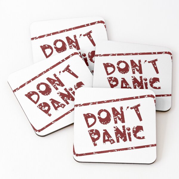 Item preview, Don't Panic designed and sold by Chrisblazestore.