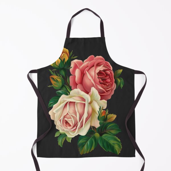 Item preview, pink and roses illustration, Rose Flower Vintage designed and sold by SorenOliben.