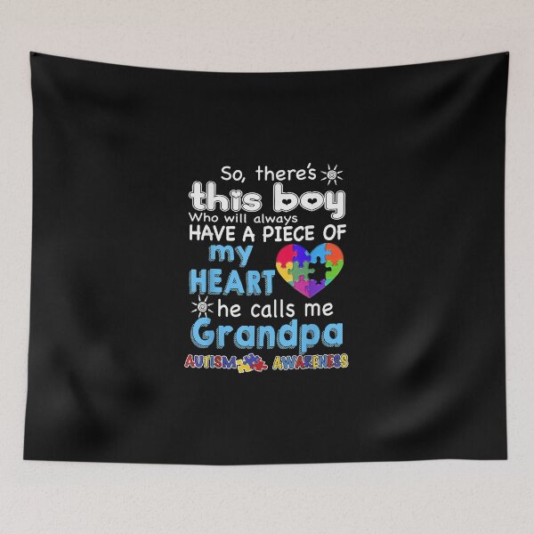 Item preview, There's This boy-He call me Grandpa - Autism Awareness shirt designed and sold by KimHolleyn.
