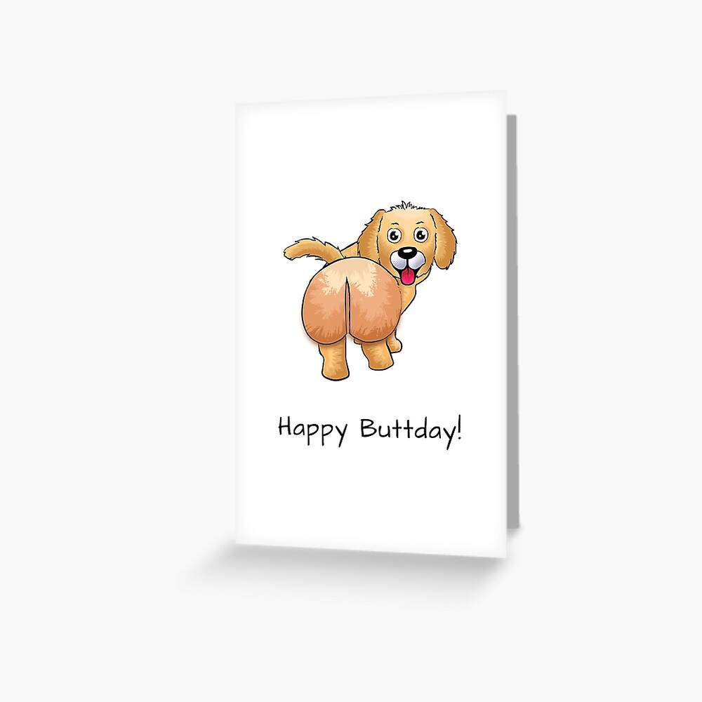 Carte De Vœux Carte D Anniversaire Drole De Jeu De Mots Carte D Anniversaire De Chien Carte D Anniversaire Humoristique Cadeaux D Anniversaire Par Queeniexiaoee Redbubble