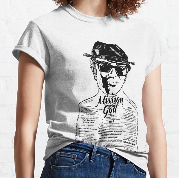 Elwood Blues Brothers tattooed 'Dry White Toast' Classic T-Shirt