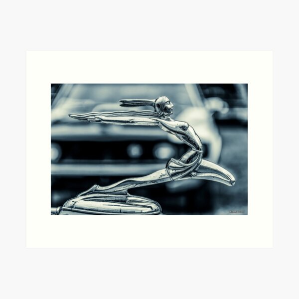1934 Pontiac hood ornament Art Print