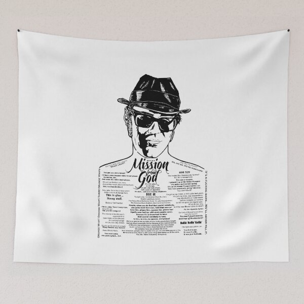 Item preview, Elwood Blues Brothers tattooed 'Dry White Toast' designed and sold by Daveseedhouse.