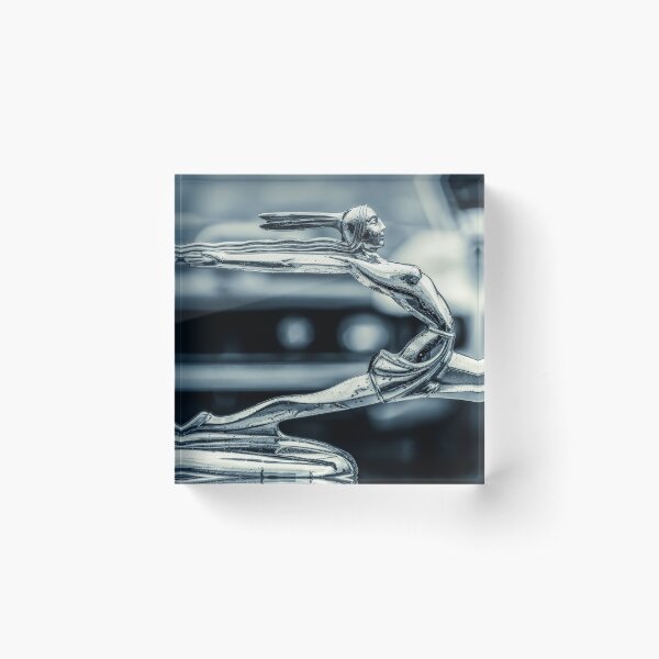 1934 Pontiac hood ornament Acrylic Block