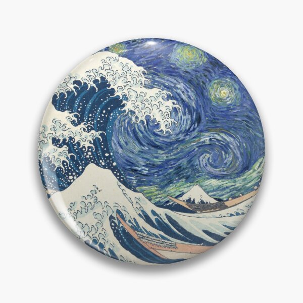 Item preview, Great Wave and Starry Night designed and sold by evibes.