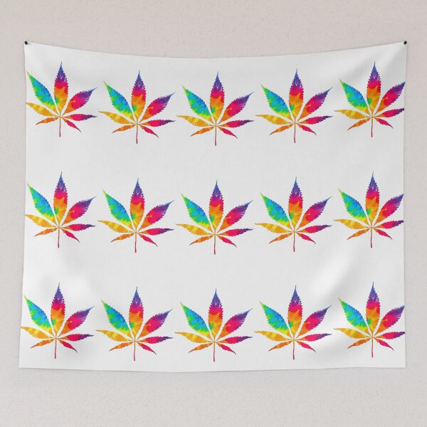 Aperçu de l'œuvre T-shirt de marijuana tie-dye créée et vendue par SorenOliben.