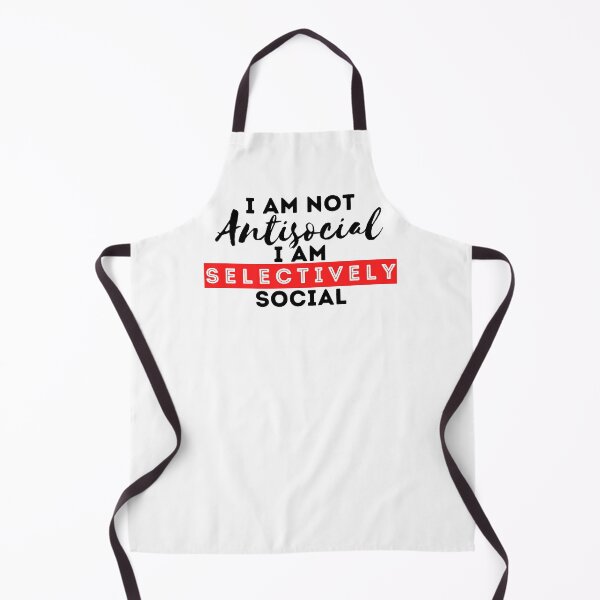 Item preview, Not Anti Social I'm Selectively Social designed and sold by Veewell.