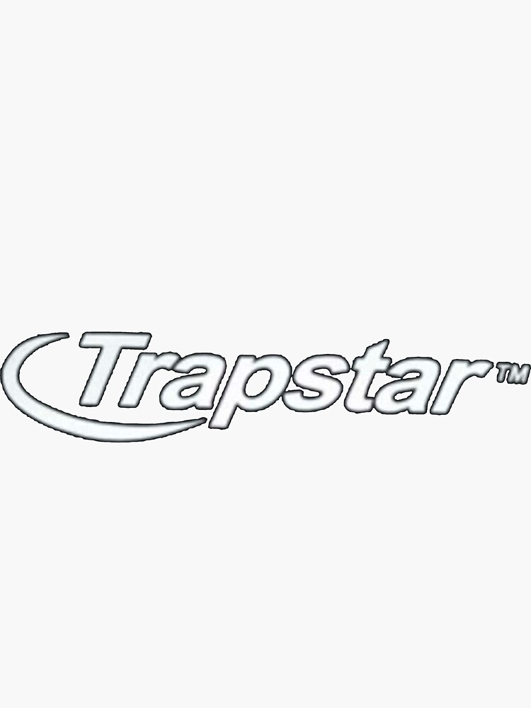 "TRAPSTAR" Sticker for Sale by Redbubble