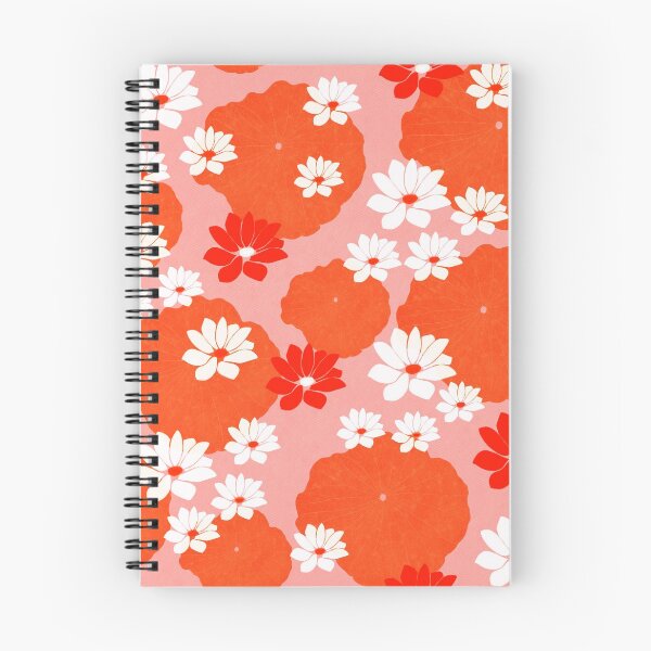 Item preview, Lotus and Lily Pads - Orange and Pink designed and sold by KizzyW.