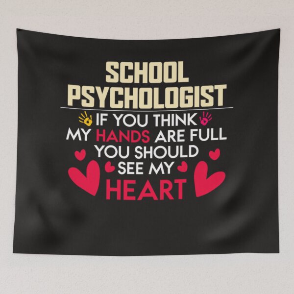 Item preview, My heart in school psychologist job women designed and sold by Themngocbao.