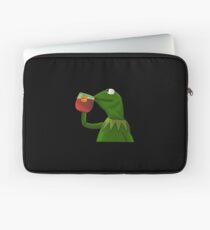 Funny Kermit That's None Of My Business Laptop Sleeve