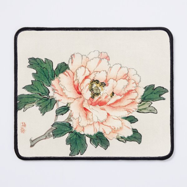 Item preview, Pink rose - Kōno Bairei (1844-1895) designed and sold by chamomile-cafe.