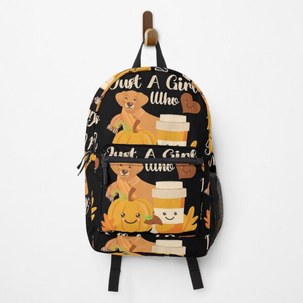 Item preview, Just A Girl Who Loves Fall And Dogs Autumn Love designed and sold by GravitiTees.