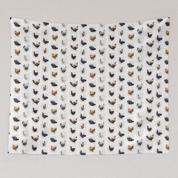 Item preview, Chicken Wire Backyard Chickens designed and sold by StandoutSilkies.