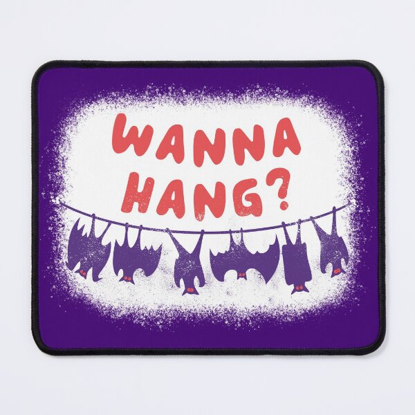 Item preview, FUNNY WANNA HANG DISTRESSED BATS HANGING UPSIDE DOWN HALLOWEEN PARTY AND WEEKEND PARTY HUMOUR QUOTE THEME designed and sold by zenturtlemerch.