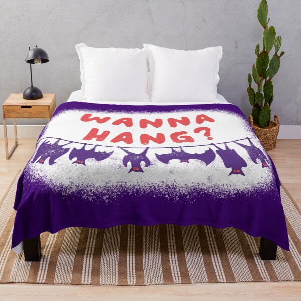Item preview, FUNNY WANNA HANG DISTRESSED BATS HANGING UPSIDE DOWN HALLOWEEN PARTY AND WEEKEND PARTY HUMOUR QUOTE THEME designed and sold by zenturtlemerch.