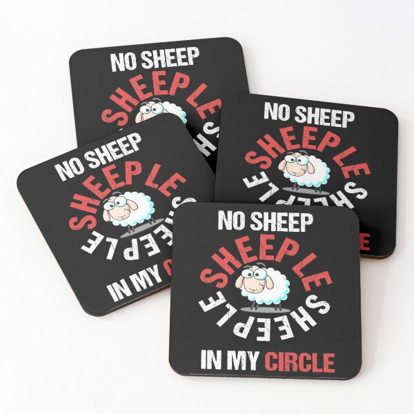 Item preview, No Sheep in my Circle - 2021 Funny Political Meme shirt - Sheeple designed and sold by 5lav.