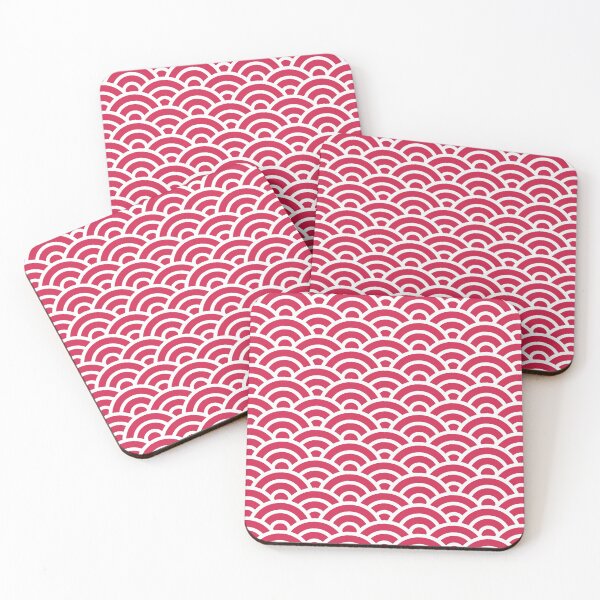 Item preview, KURENAI 16 Seigaiha Waves - Energetic Ver. | Japanese Pattern Wagara designed and sold by Polariszero.
