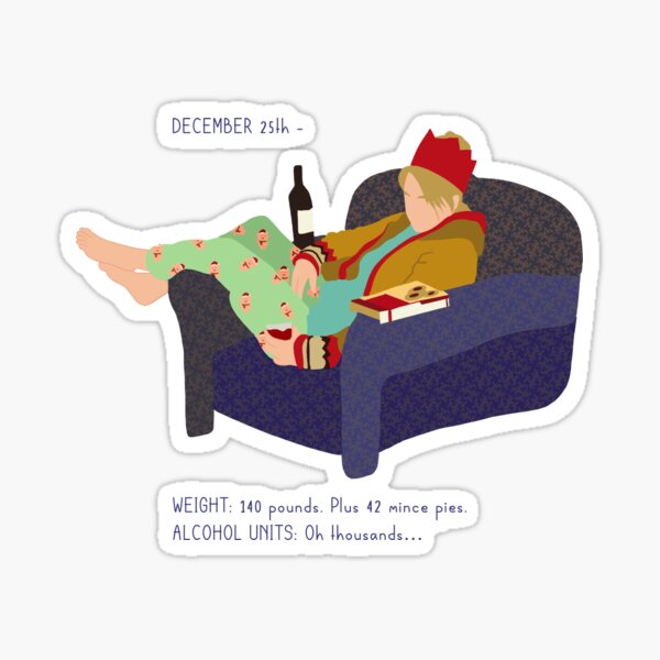 Item preview, Bridget Jones Christmas designed and sold by rachaelthegreat.
