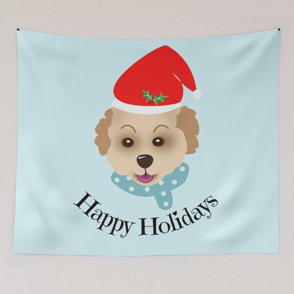 Item preview, Happy holidays dog lovers designed and sold by designInk.