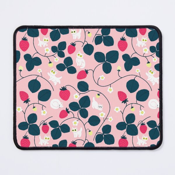Item preview, Strawberry cats - pink designed and sold by hellocloudy.