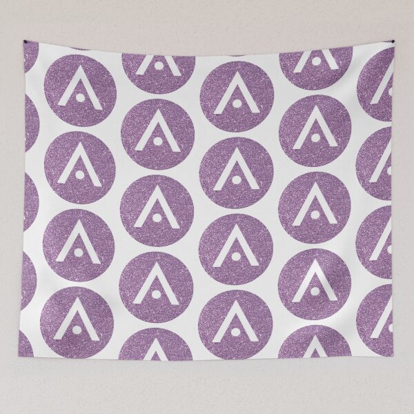 Item preview, Purple Glitter Aveda Logo designed and sold by Dalaura.