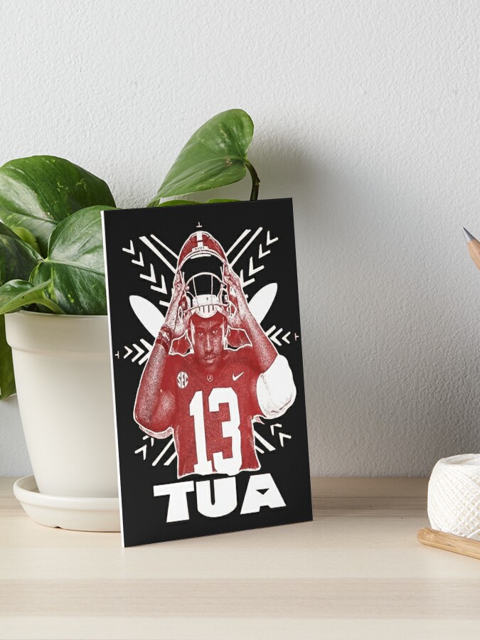 Tua Tagovailoa Back-To Art Board Print for Sale by RatTrapTees