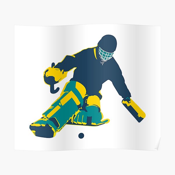 Field Hockey goalie Poster