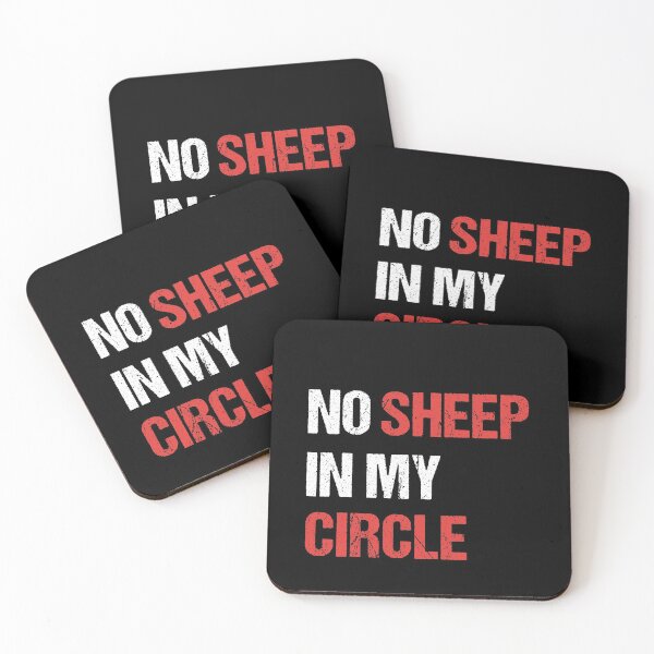 Item preview, No Sheep in my Circle - Funny Political Meme shirt - Sheeple designed and sold by 5lav.