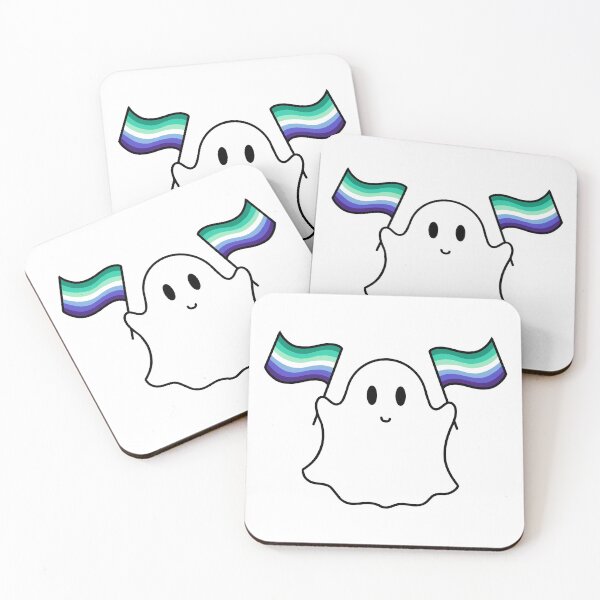 Item preview, Ghost gay pride flag  designed and sold by DoesArtAndStuff.