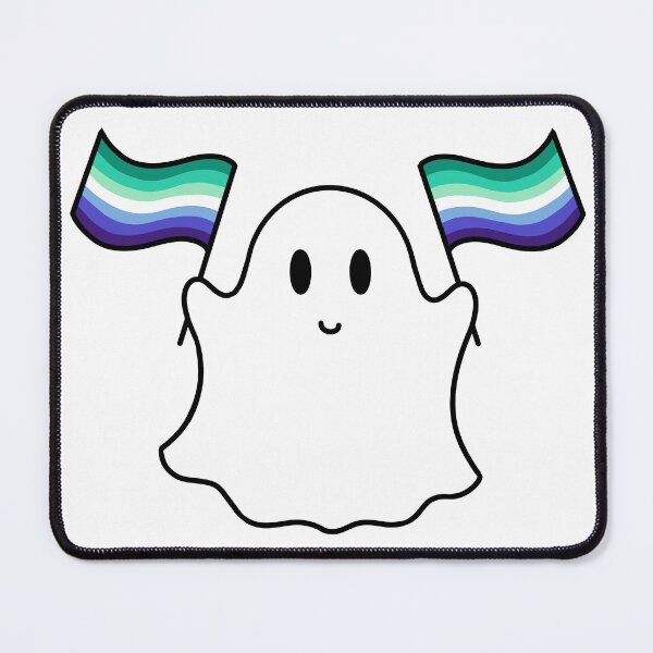 Item preview, Ghost gay pride flag designed and sold by DoesArtAndStuff.