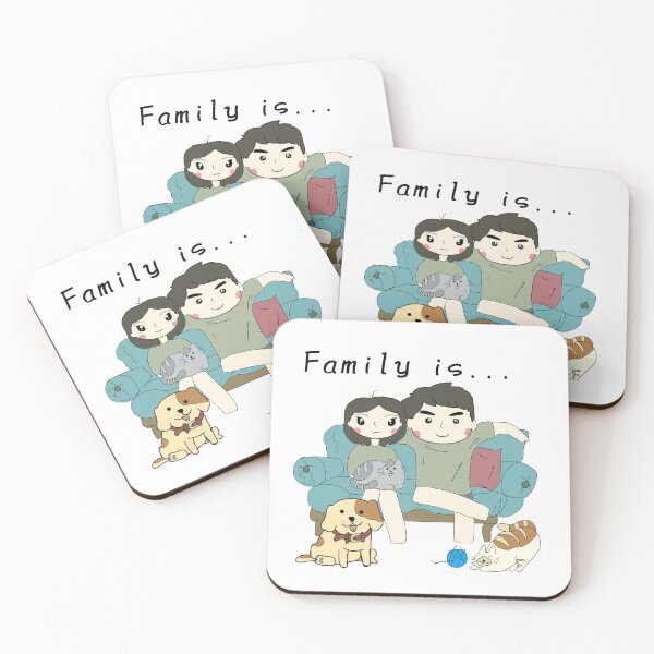 Item preview, Cute Family,  Father, Mother, Friends, Sister, daughter, Freind designed and sold by Dogpleasworld.
