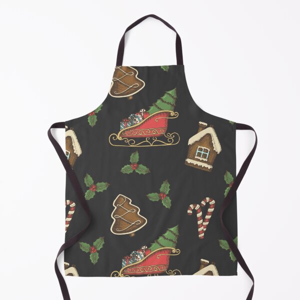 Item preview, Christmas gingerbread, candy, santa's sleigh and holly. designed and sold by Tabiti A.