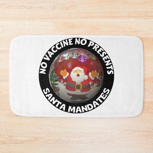 Item preview, No Vaccine No Presents Funny Santa Mandates Christmas 2021  designed and sold by RGRamsey.